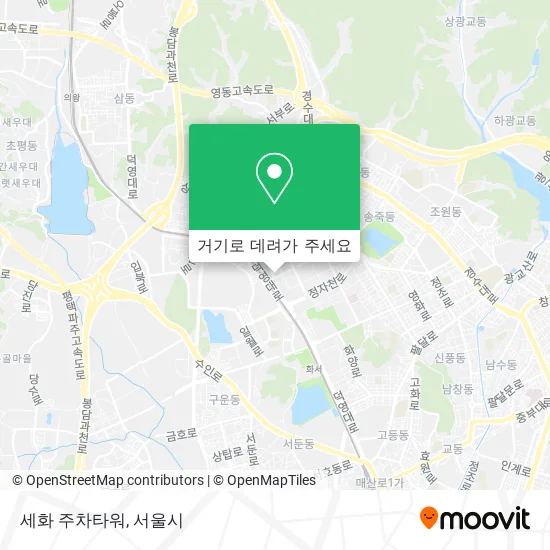 세화 주차타워 지도