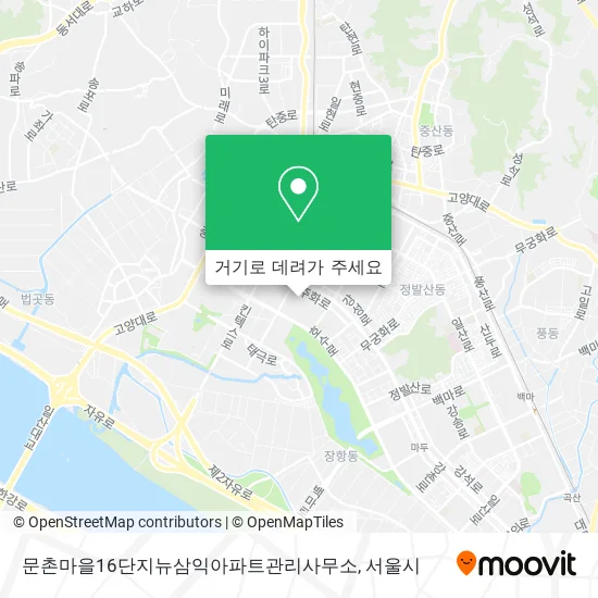 문촌마을16단지뉴삼익아파트관리사무소 지도