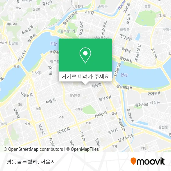 영동골든빌라 지도