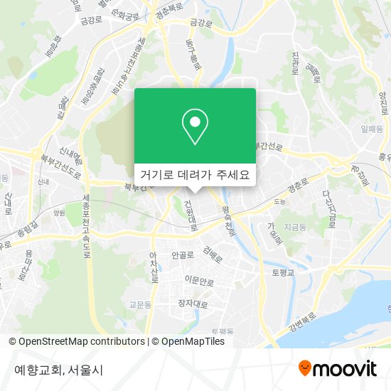 예향교회 지도