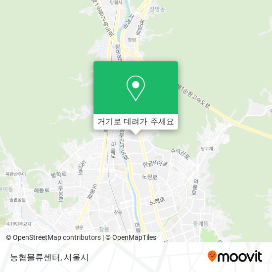농협물류센터 지도