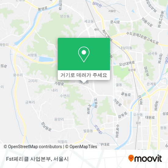 Fst페리클 사업본부 지도