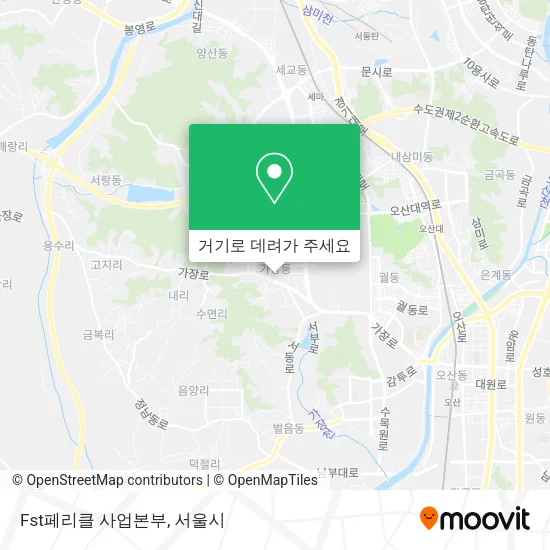 Fst페리클 사업본부 지도