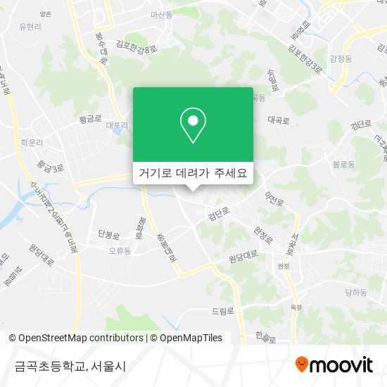 금곡초등학교 지도