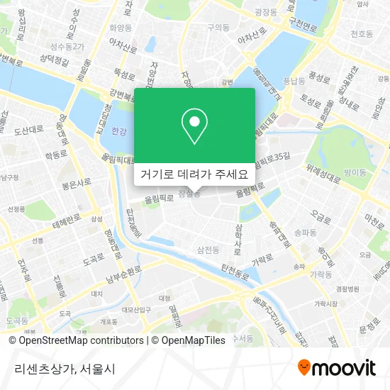 리센츠상가 지도