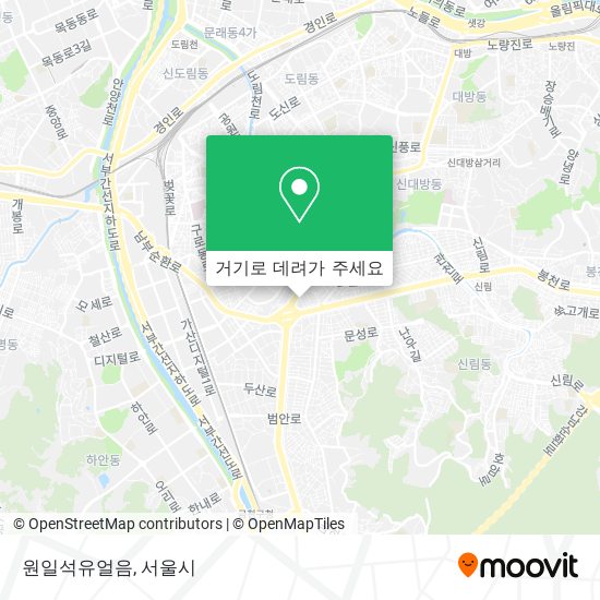 원일석유얼음 지도