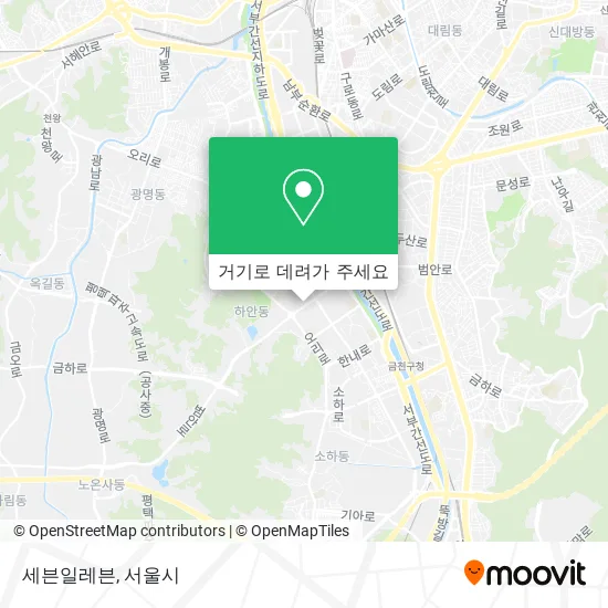세븐일레븐 지도