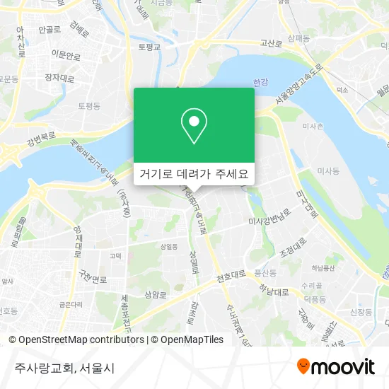주사랑교회 지도