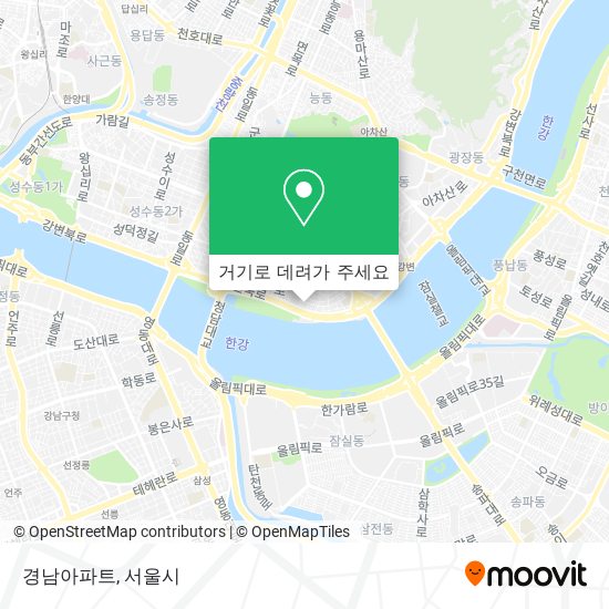 경남아파트 지도