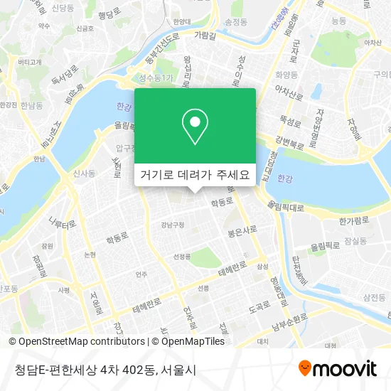 청담E-편한세상 4차 402동 지도