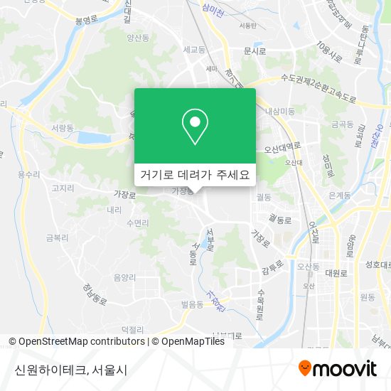 신원하이테크 지도