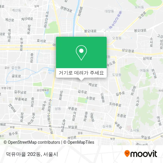 덕유마을 202동 지도