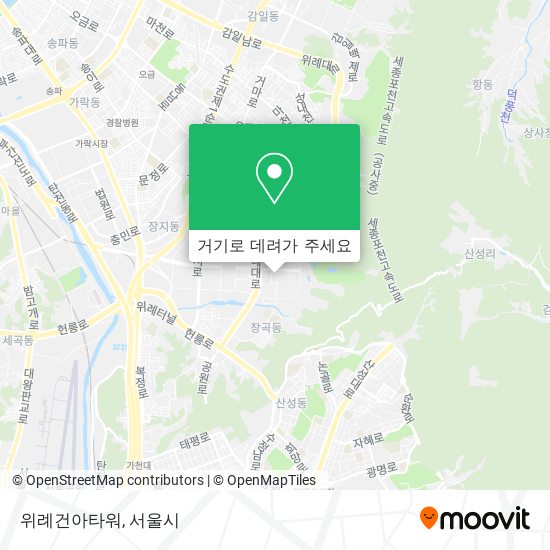 위례건아타워 지도