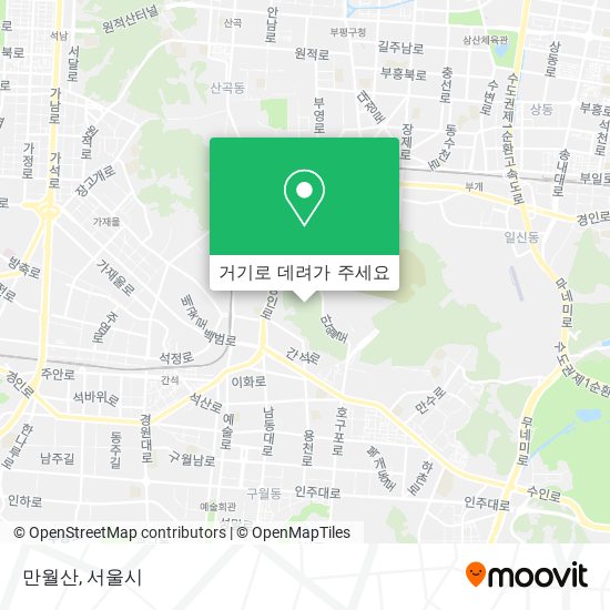 만월산 지도