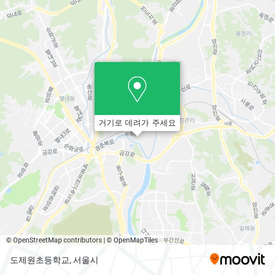 도제원초등학교 지도