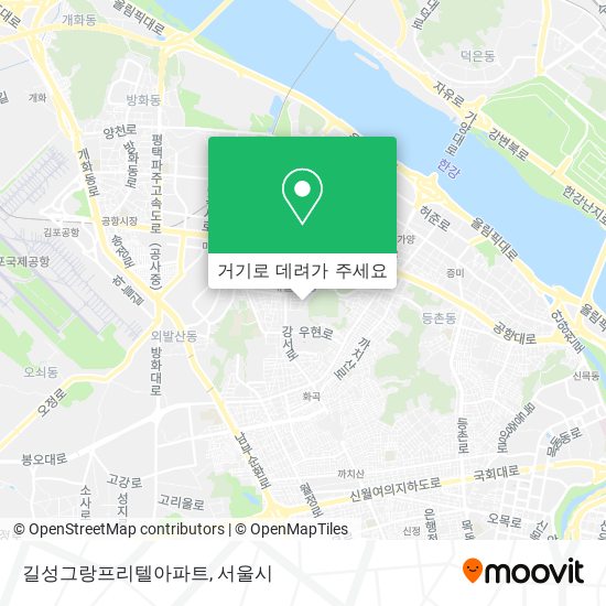 길성그랑프리텔아파트 지도