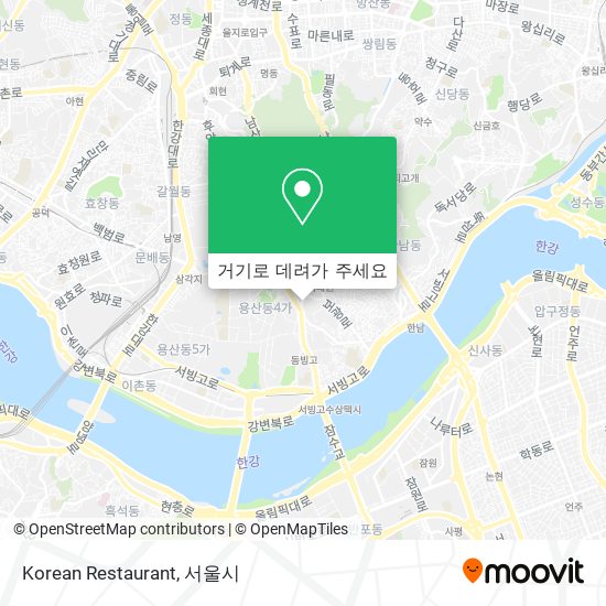 Korean Restaurant 지도