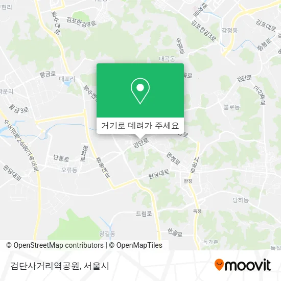 검단사거리역공원 지도