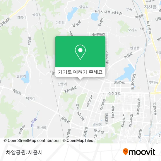 차암공원 지도