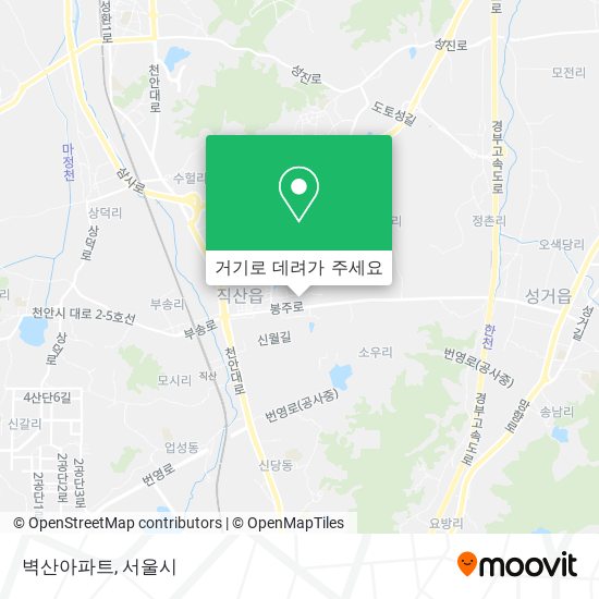 벽산아파트 지도