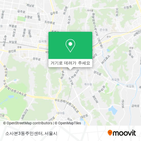 소사본3동주민센터 지도