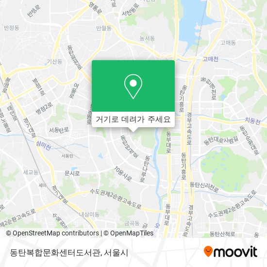 동탄복합문화센터도서관 지도