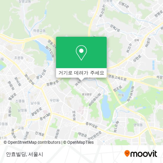 안효빌딩 지도