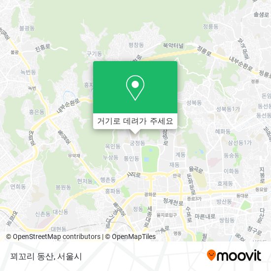 꾀꼬리 동산 지도