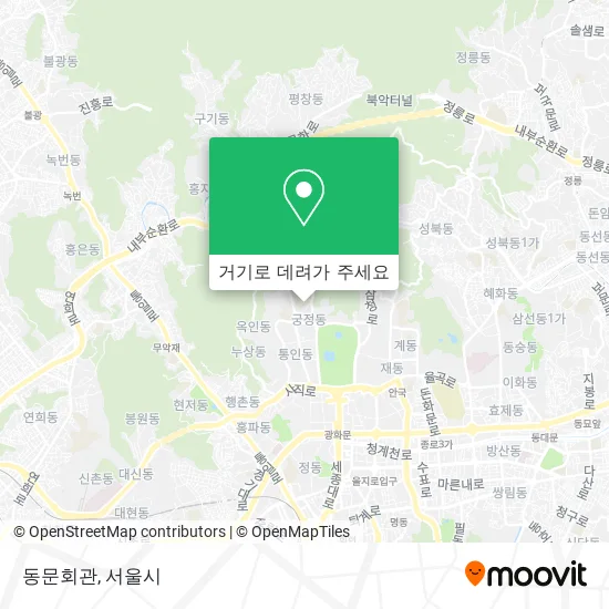 동문회관 지도