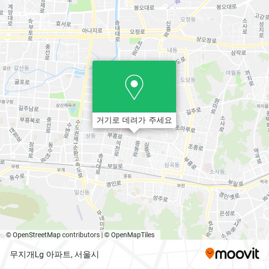 무지개Lg 아파트 지도