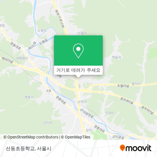 선동초등학교 지도