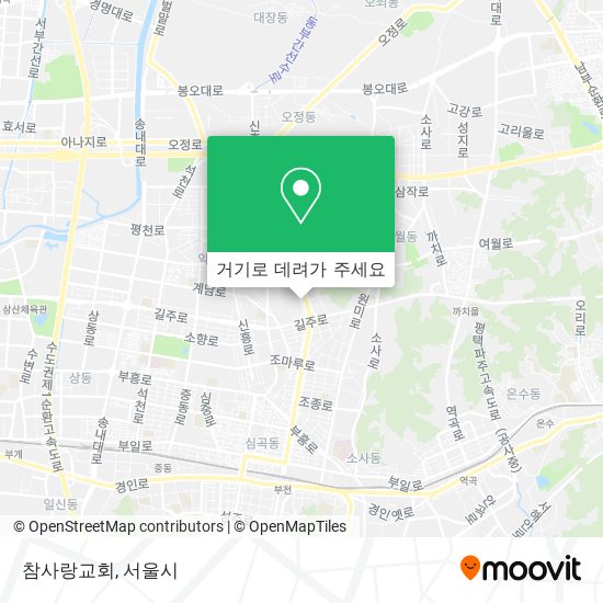 참사랑교회 지도