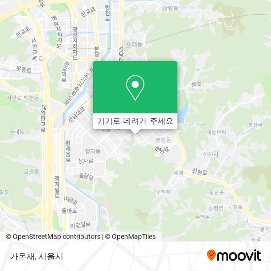 가온재 지도