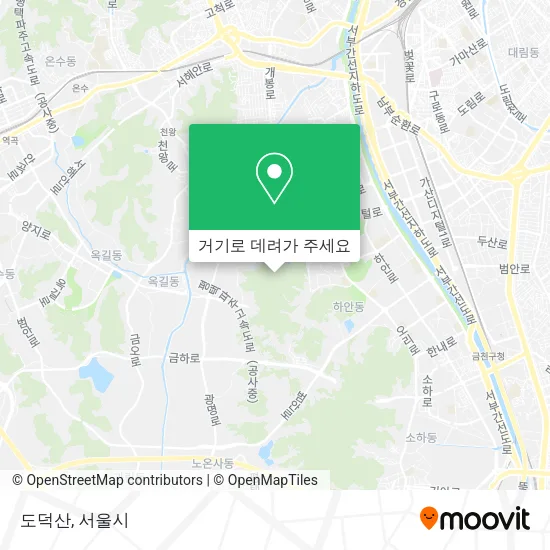 도덕산 지도