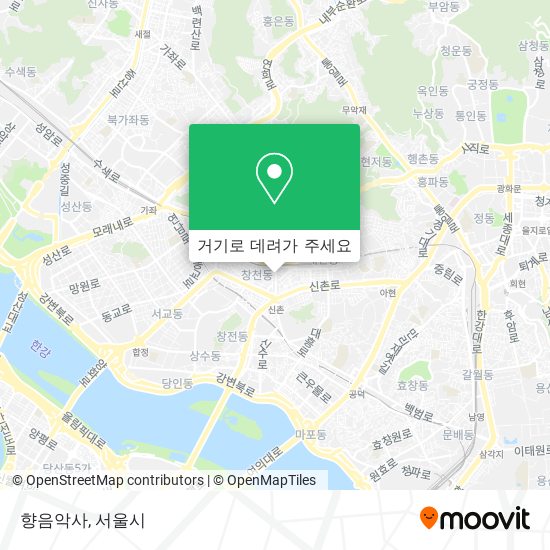 향음악사 지도