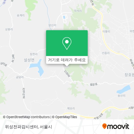 위성전파감시센터 지도