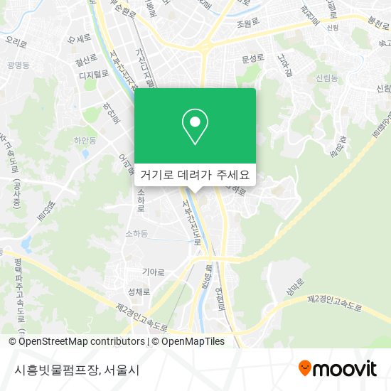 시흥빗물펌프장 지도