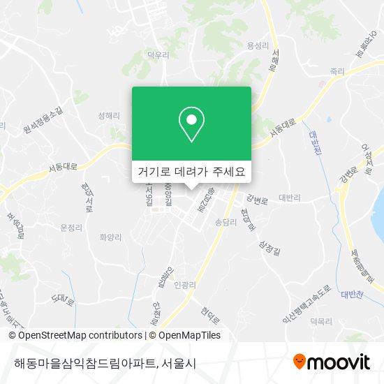 해동마을삼익참드림아파트 지도