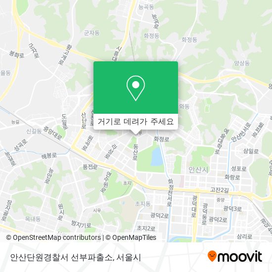 안산단원경찰서 선부파출소 지도