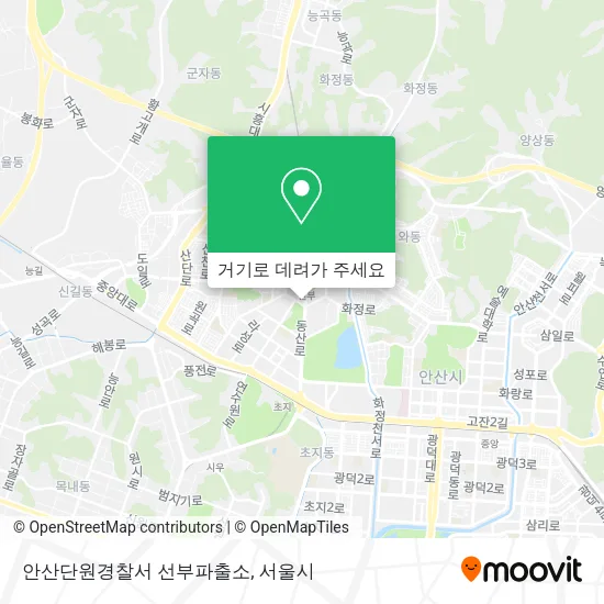 안산단원경찰서 선부파출소 지도