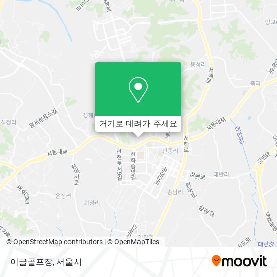 이글골프장 지도