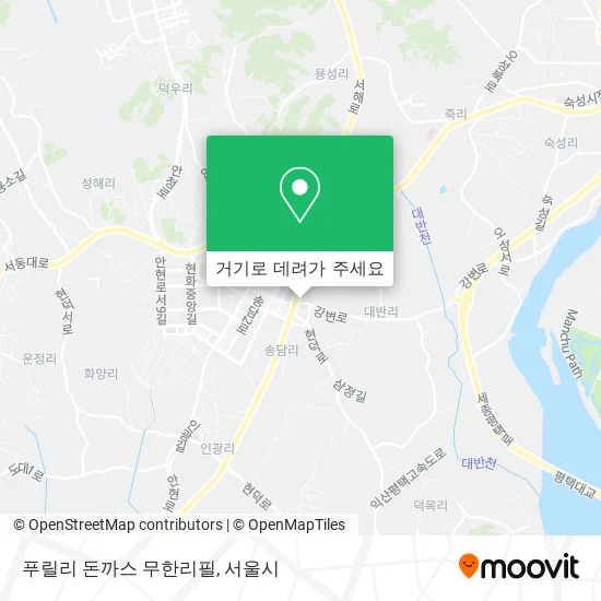 푸릴리 돈까스 무한리필 지도