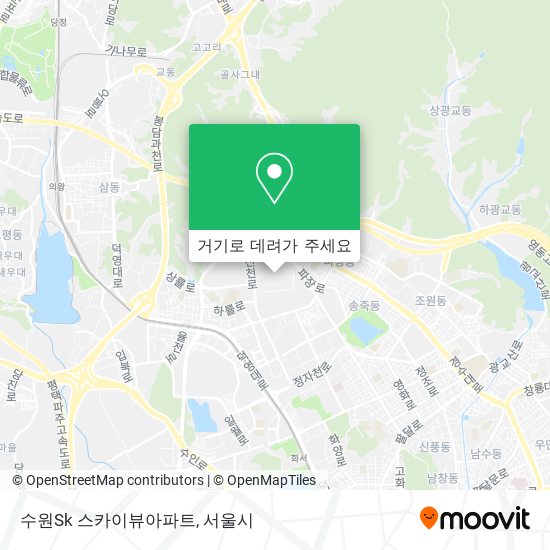 수원Sk 스카이뷰아파트 지도