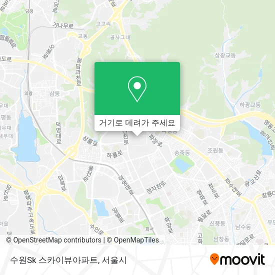 수원Sk 스카이뷰아파트 지도