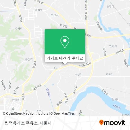 평택휴게소 주유소 지도