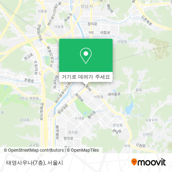 태영사우나(7층) 지도