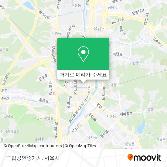 금탑공인중개사 지도