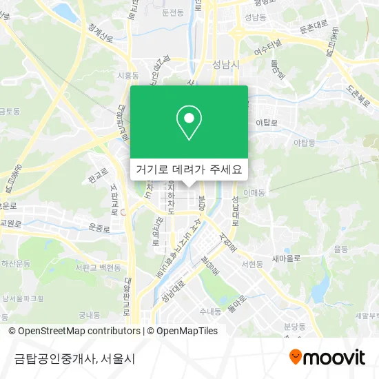 금탑공인중개사 지도