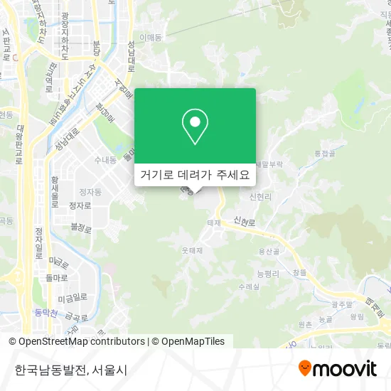 한국남동발전 지도