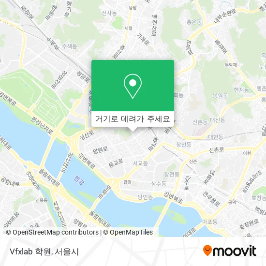 Vfxlab 학원 지도